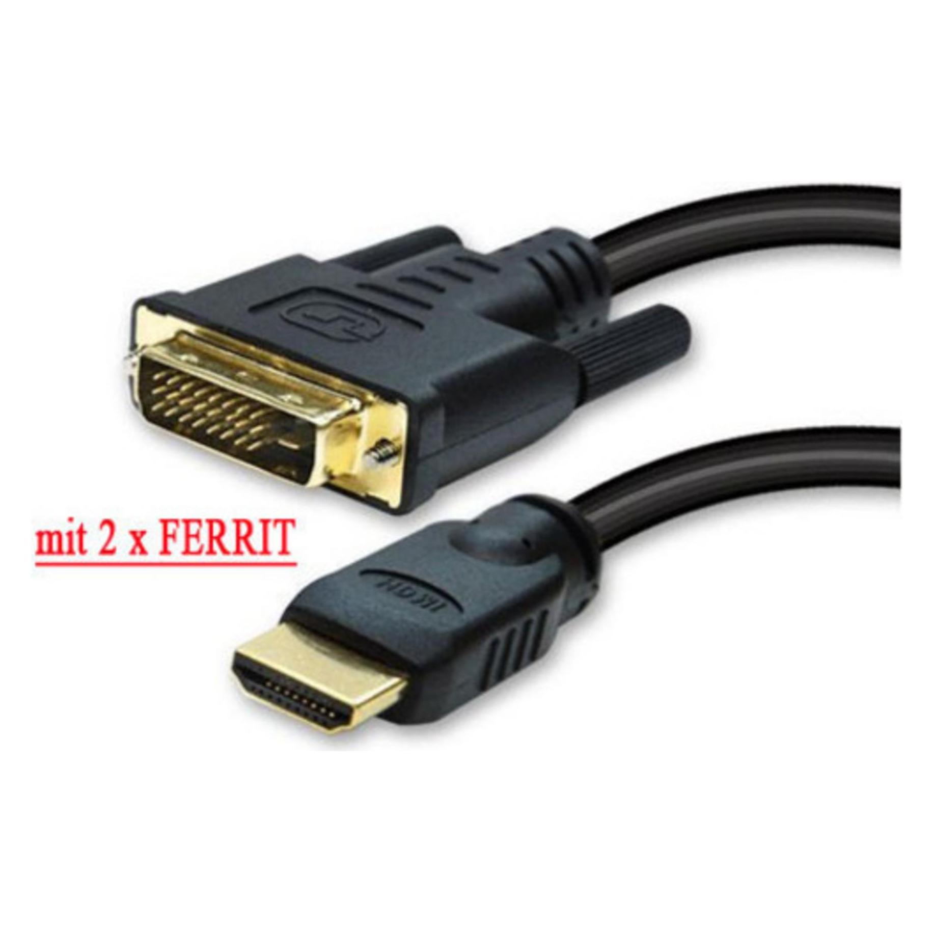 Shiverpeaks S/CONN maximale Konnektivität HDMI-DVI-Verbindungskabel-HDMI-Stecker auf DVI-D (18+1) Stecker, vergo (5 m) (77485-RE)