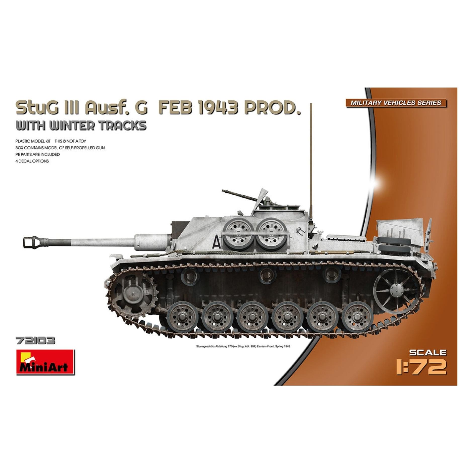Mini art 1:72 StuG III Ausf. G Feb 1943 Winter (550072103)