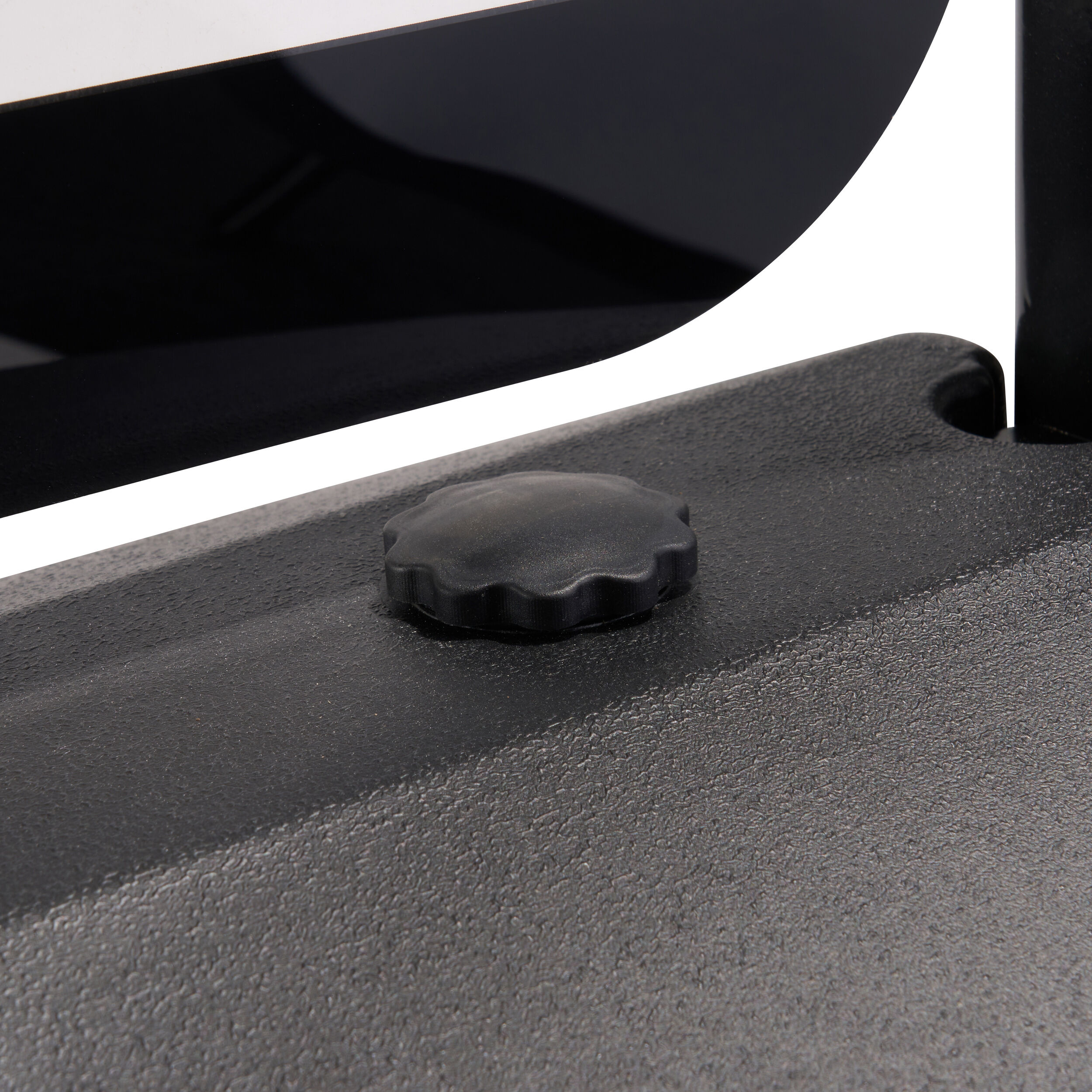 SPRINTIS Stop-trottoir SWING-STOP A2 avec réservoir d'eau, noir, acier, plastique
