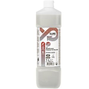 SURE Badreiniger 100891583, Washroom Cleaner & Descaler, Konzentrat, 1 Liter