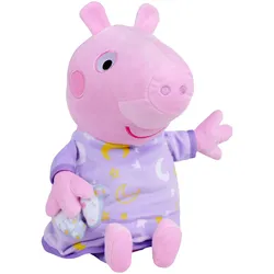 Simba Peppa Pig Kuscheltier Gute Nacht 25cm, rosa