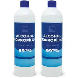 Luccy Isopropylalkohol 99,9% rein 2 Liter | Isopropanol | Reinigung von elektronischen Bauteilen. Desinfektion und Reinigung von Oberflächen