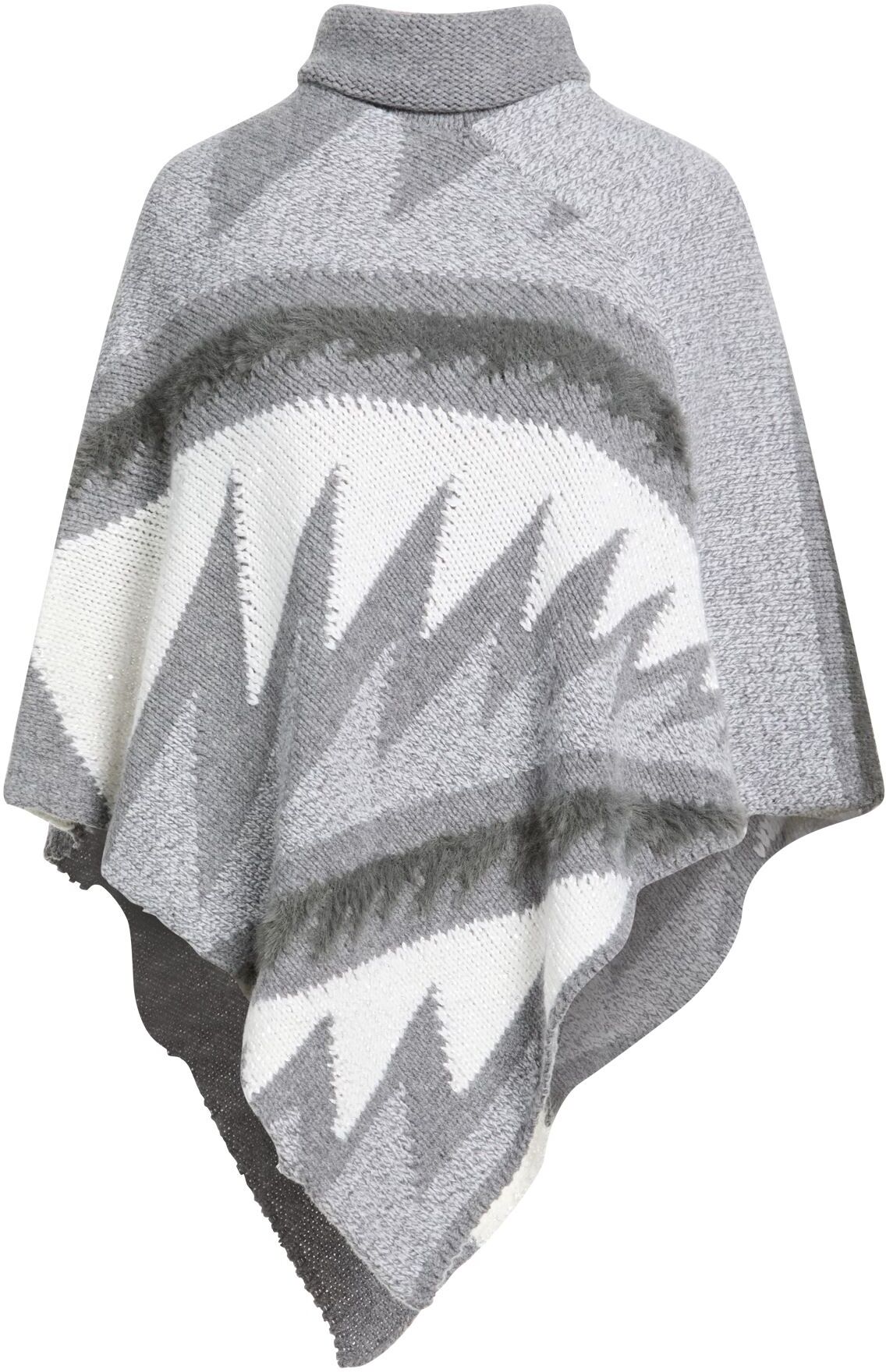 Kangra Poncho Mujer Gris L,M,S Mujer