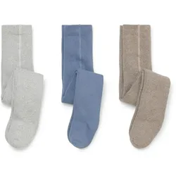 Tchibo - 3 Kinder-Frottee-Strumpfhosen - Jungen - Gr. 98/104 - blau