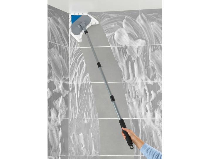 Nie mehr bücken mit dem Multiflex-Wischer-Set, Weiss