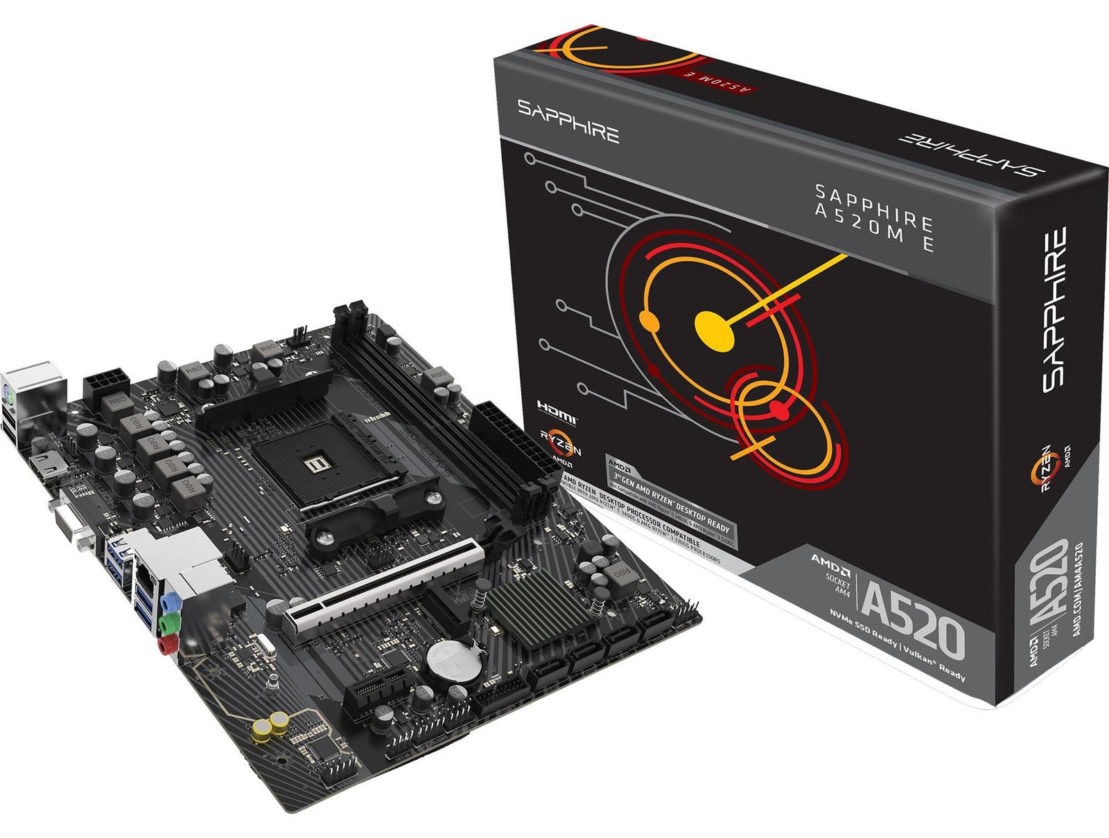 Sapphire A520M-E moederbord