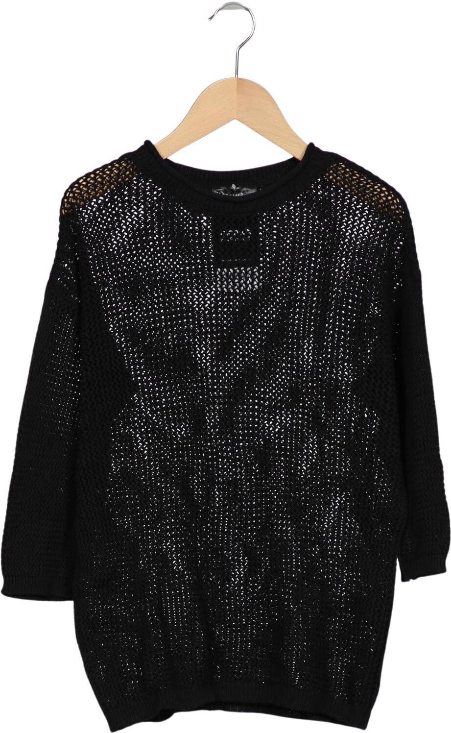 Kapalua Damen Pullover, Schwarz, Gr. L, Baumwolle - Second Hand