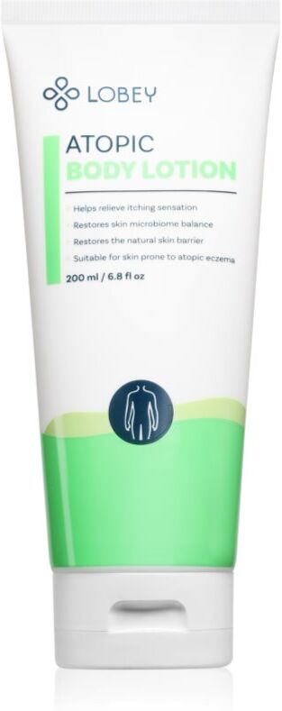 Lobey Atopic lait corporel apaisant pour peaux sèches à atopiques 200 ml