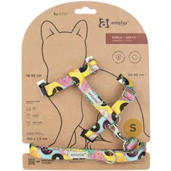 Amiplay Geschirr + Leine für BeHappy S Donut Katze