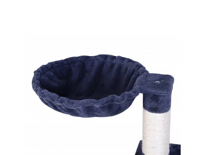Körbchen für Katzenbaum 2er Set blau 40 cm