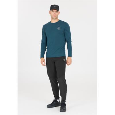 Trainingshose VIRTUS "Mack", Herren, Gr. M, US-Größen, schwarz, 92% Polyester, 8% Elasthan, unifarben, lang, Hosen Trainingshose, Mit 4-Wege-Stretch