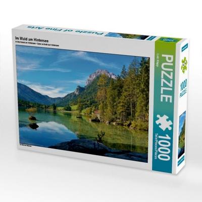 CALVENDO Puzzle Im Wald am Hintersee | 1000 Teile Lege-Größe 64 × 48 cm Foto-Puzzle für glückliche Stunden