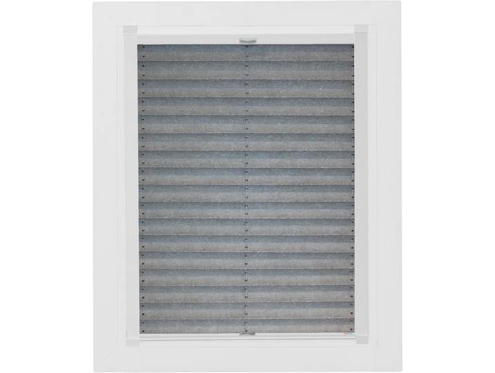 Dachfensterplissee SUNLINES Young Style Energy Saving , grau (silbergrau, weiß), B:61,4cm H:93,9cm, Obermaterial: 100% Polyester, Plissees, Dachfensterplissee, mit Energiespareffekt, mit Führungsschienen