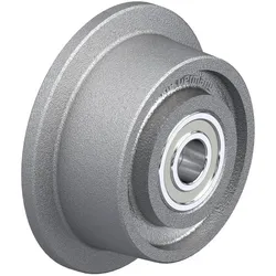 Blickle, Möbelrollen, 8441 Schwerlast-Rad SPK 75K Spurkranzrad Rad-Durchmesser 75 mm Tragfähigkeit max