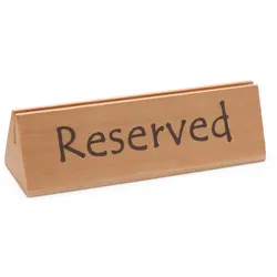Hendi Tischschild Reserviert