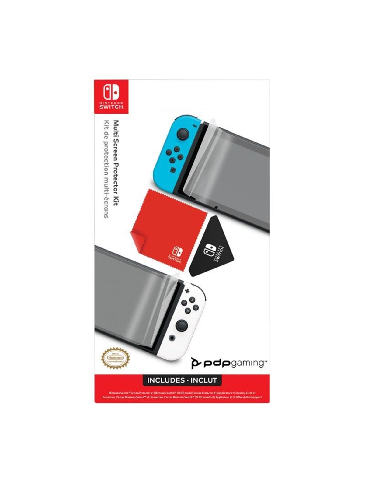 PDP Screen Protector Kit for Nintendo Switch + Switch OLED - Miscellaneous Zubehör für Spielkonsole - Nintendo Switch