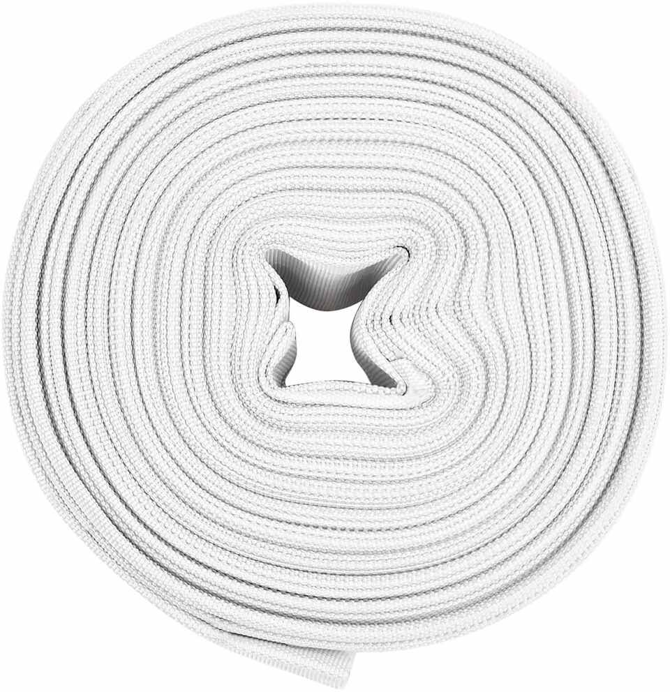 vidaXL Mangueira de incêndio 30 m 1" PVC Blanco