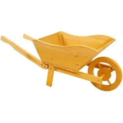 POWERTEC GARDEN Holzschubkarre, ca. 83 x 33 x 33 cm - Braun