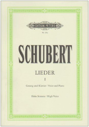 Franz Schubert - Lieder, Band 1: Hohe Singstimme - Preis vom 02.10.2026 23:42:20 h