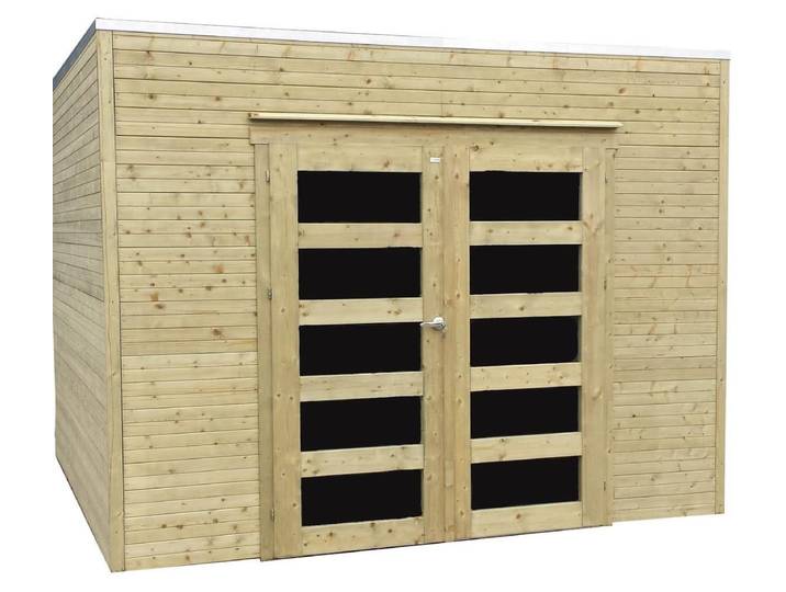 Solid Abri de jardin en bois traité autoclave Bari 8 m²