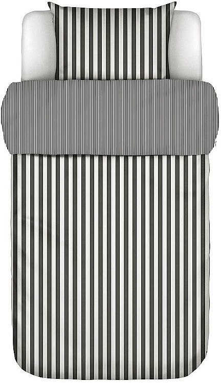 Marc O' Polo HOME Satin Bettwäsche CLASSIC STRIPE 70x90cm/140x200cm Anthracite grau EG