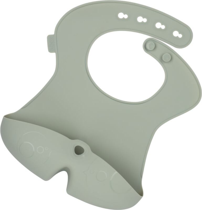 b.box Silicone Bib bavoir Sage 4m+ 1 pcs