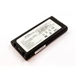 Hochleistungs-Akku für PANASONIC TOUGHBOOK 52, wie CF-VZSU29, 10.8V, 6600mAh, Li-Ion