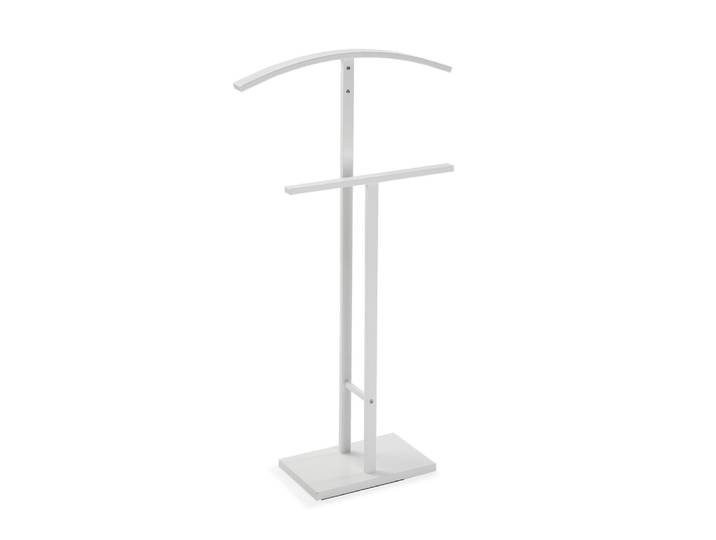 Valet de nuit moderne en acier blanc