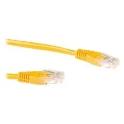 ACT Yellow 20 meter U/UTP CAT6A patch cable snagless with RJ45 connectors (U/UTP, CAT6a, 20 m), Netzwerkkabel