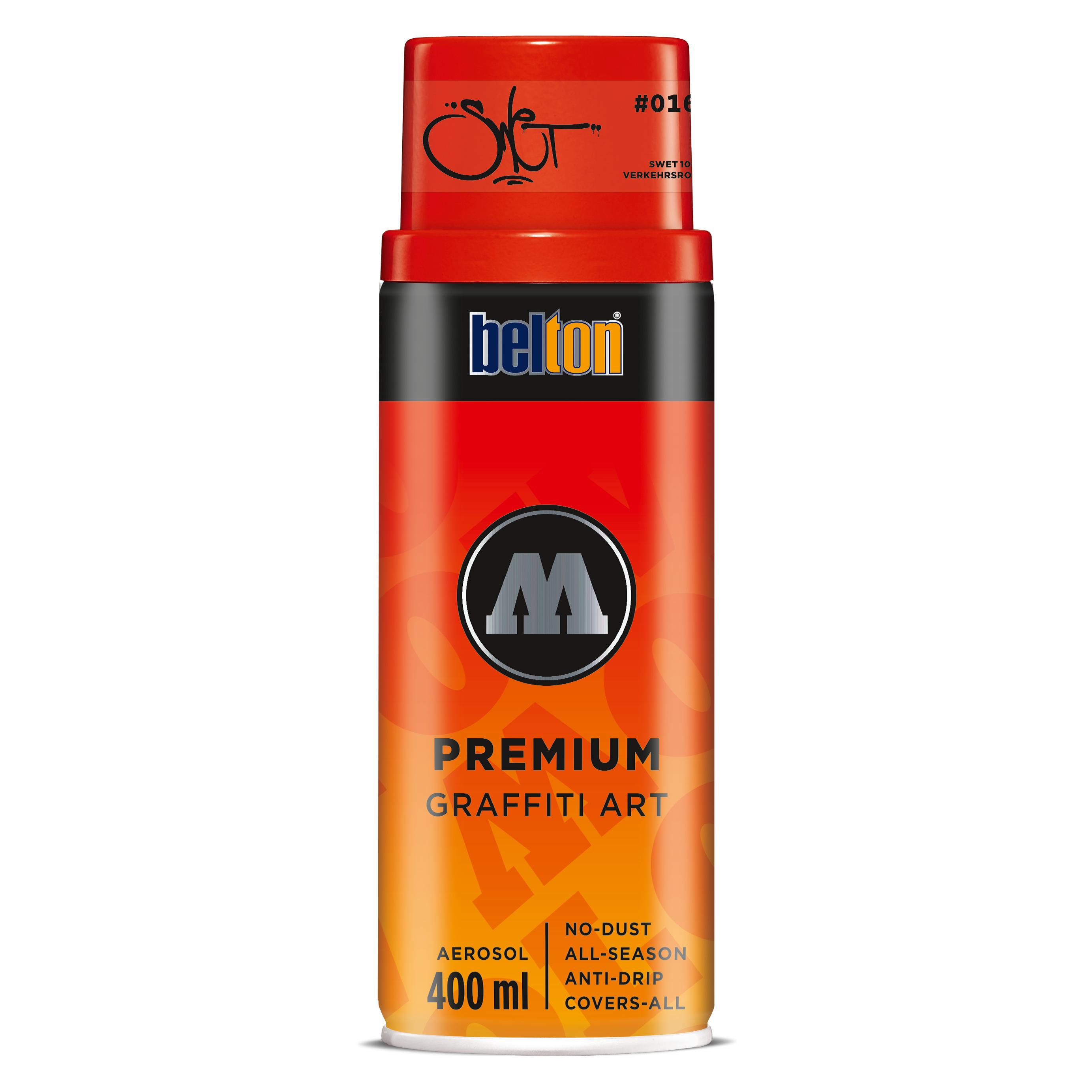 Molotow Nr. 016 MO327013 Abdecklack Verkehrsrot 400 ml (400 ml) (MO327013)