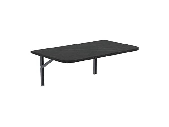 AKKE Klapptisch Wandklapptisch Esstisch - Klappbar Faltbar Platzsparend - Abgerundete Ecken - 70cm x 40cm - Trockener Stein