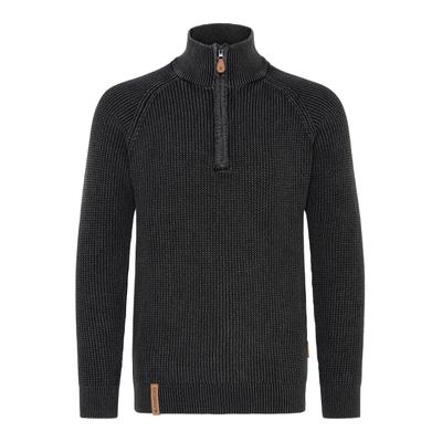 Troyer INDICODE "Troyer IDRocklyn", Herren, Gr. M, schwarz, Obermaterial: 100% Baumwolle CO., Pullover Troyer