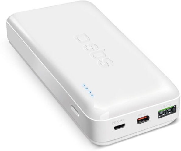 POWERBANK SBS USBA/C 2OOOO MAH WT