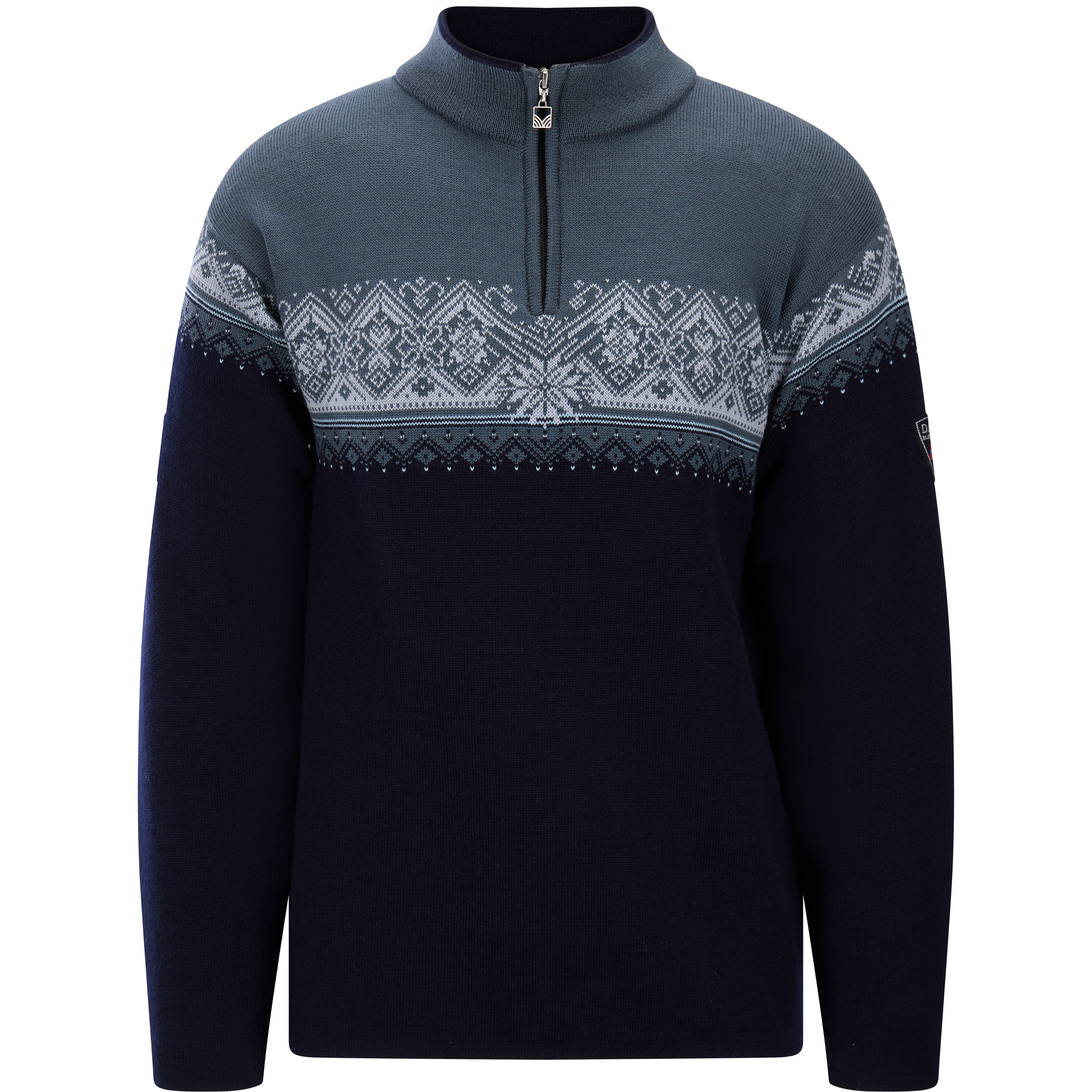 Dale of Norway Moritz Herren Pullover blau Größe L Lifestyle Hautfreundlich Merinowolle