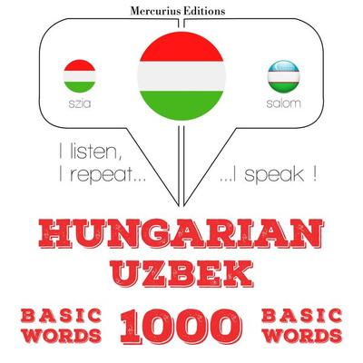 Magyar - üzbég: 1000 alapszó - JM Gardner, Audio, 9782821149403