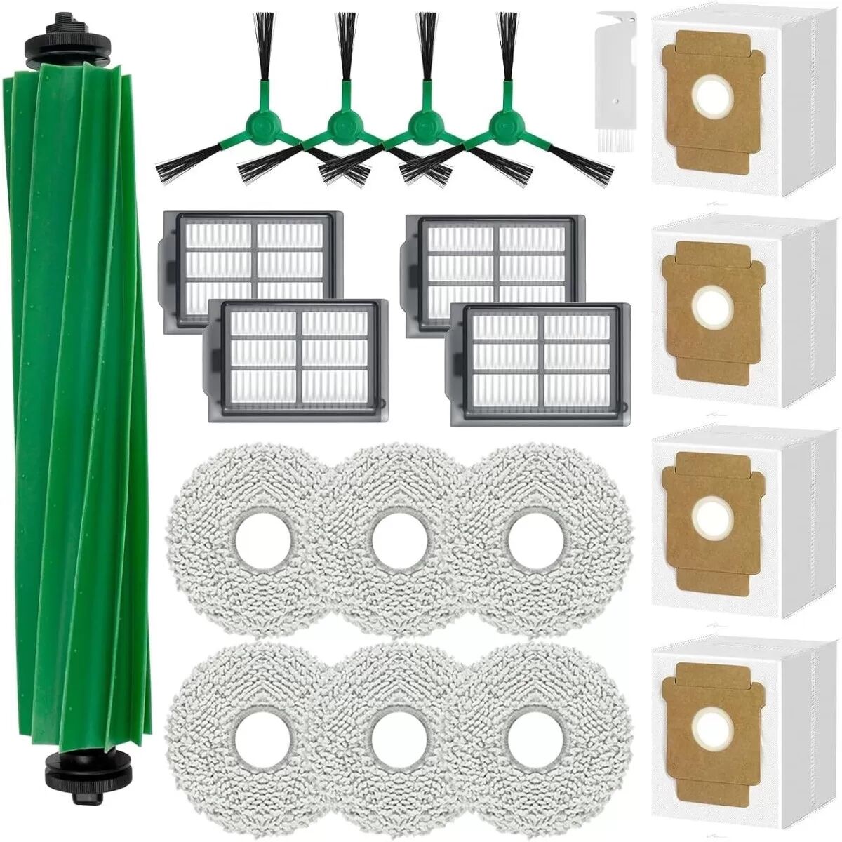 INF Kit de Remplacement pour iRobot Roomba Plus 505/405 Combo - Performance de Nettoyage Améliorée