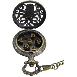 Dice4friends Würfelset: Metall Amulet – Cthulhu (7)