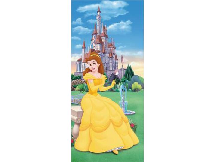 Poster Porte Belle Princesse Disney Intisse 90x202 Cm