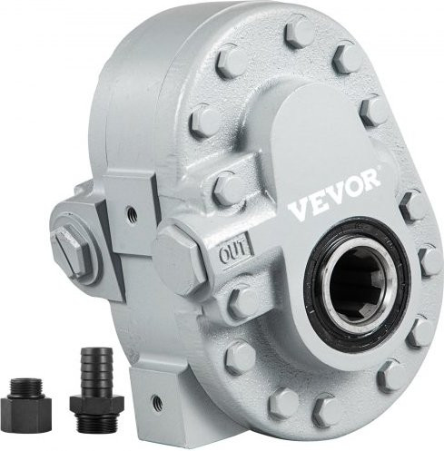 VEVOR Hydraulische Pomp 16,6 GPM, 540 RPM, 2500 PSI, SAE 12 Uitlaatpoort, Zilver