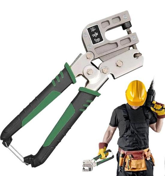 Grid Punch Tang Zwart - Ergonomisch Ponsgereedschap voor het monteren van plafonds - 225 cm