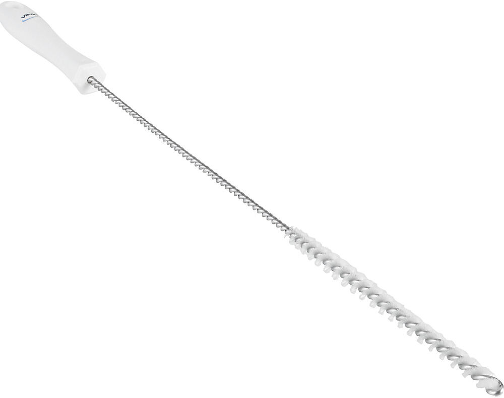 Rohrbürste mit Stiel, hart, Ø 10 mm, VE 15 Stk, weiß Vikan
