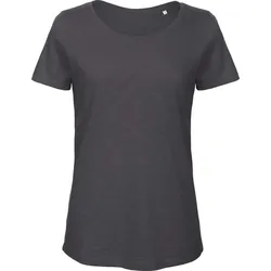 B&C Damen Bio Medium Fit T-Shirt Inspire Slub TW047 chic anthracite M