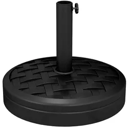 SONNENSCHIRMSTÄNDER HDPE Beton Schwarz