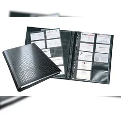 Durable Visitenkartenringbuch A4 sw VISIFIX centium für 400 Karten