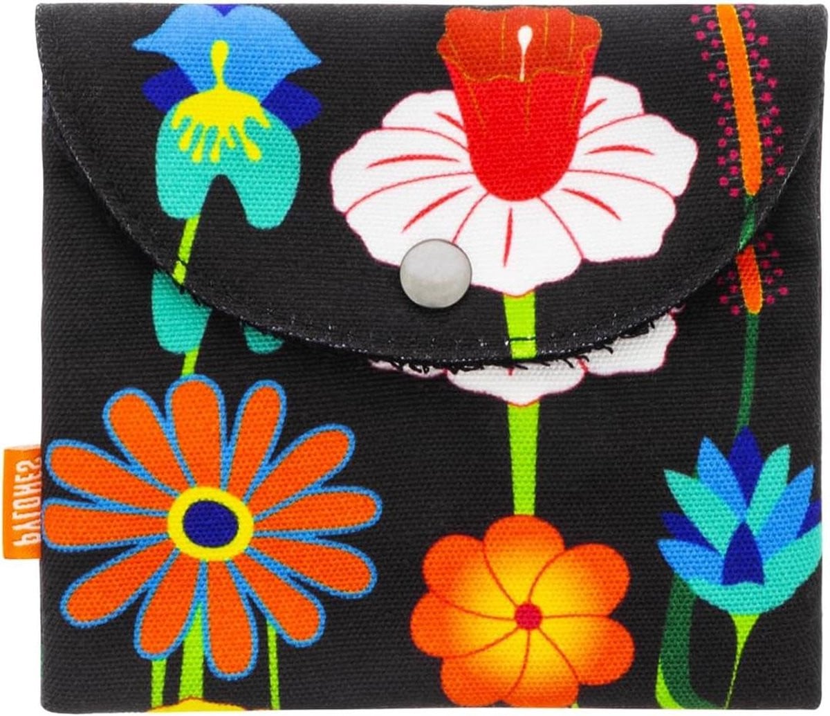 Waterdicht zeepzakje voor reizen met bloemenprint