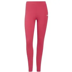 adidas Essentials Linear Cotton Leggings Damen - powpnk/white - L