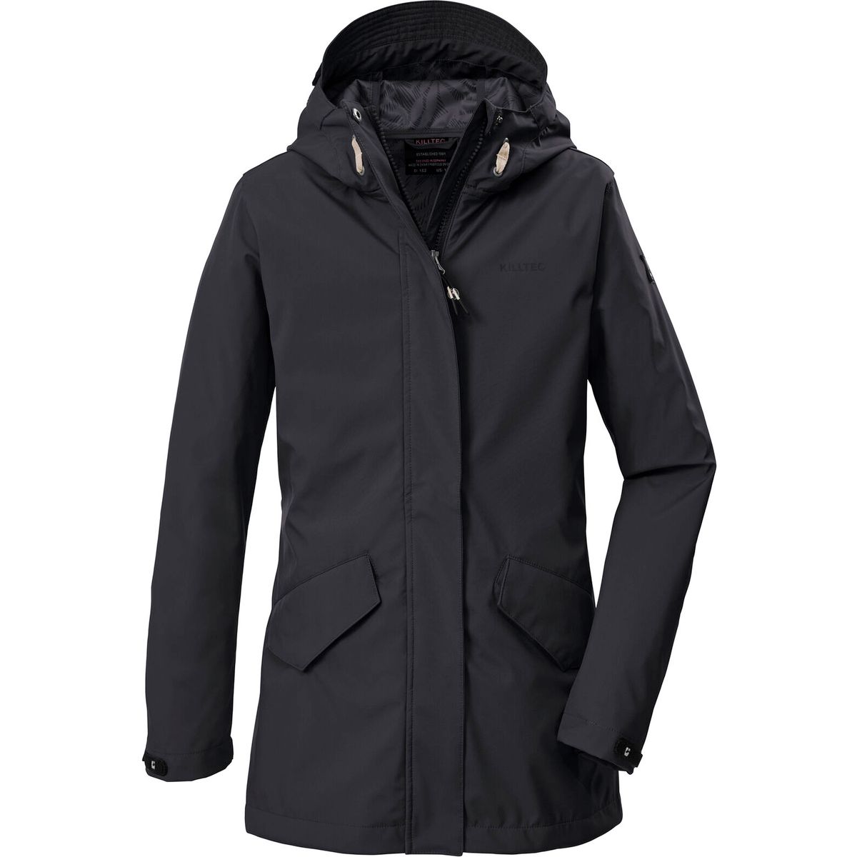 killtec KOS 120 Girls Softshell Parka schwarz (00200) 116 44136-000-00200-116