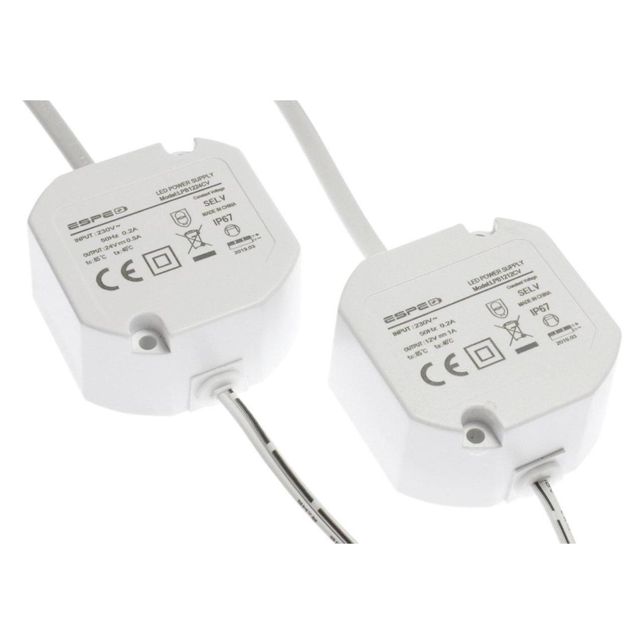 Espe ZASILACZ DOPUSZKOWY LP-1212-211 12V 1A 12 W IP67 5.5 / 2.1 mm (ESPE)
