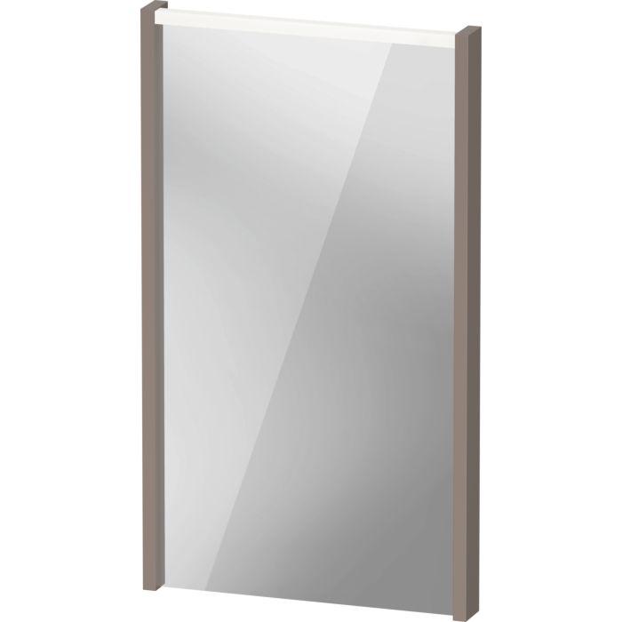 Duravit D-Code Spiegel DC7075043430000 400x700x48, Basalt Matt, mit LED Beleuchtung