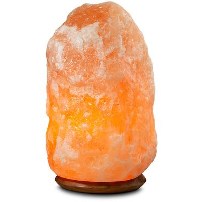 WAGNER LIFE DESIGN Salzkristall-Tischlampe "Rock", orange, 1 Stk., Leuchten, Handgefertigt aus Salzkristall - jeder Stein ein Unikat, ca.18-22 kg